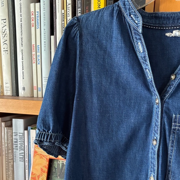 Pilcro Indigo Denim Blouse - Picture 4 of 9